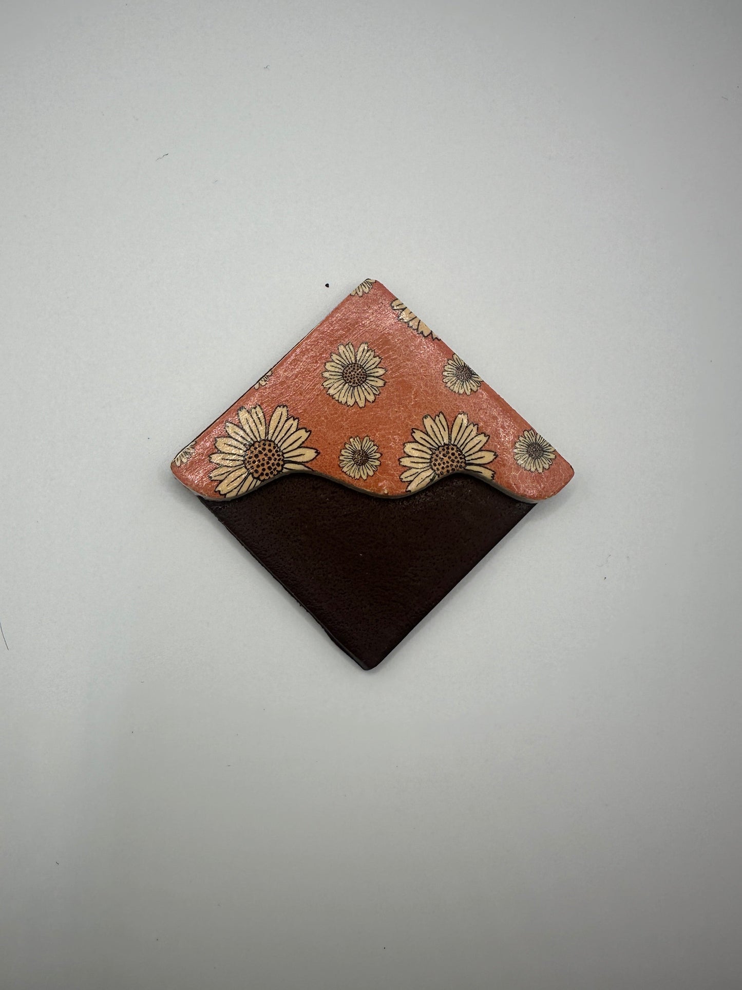 Orange Flower Corner Bookmark