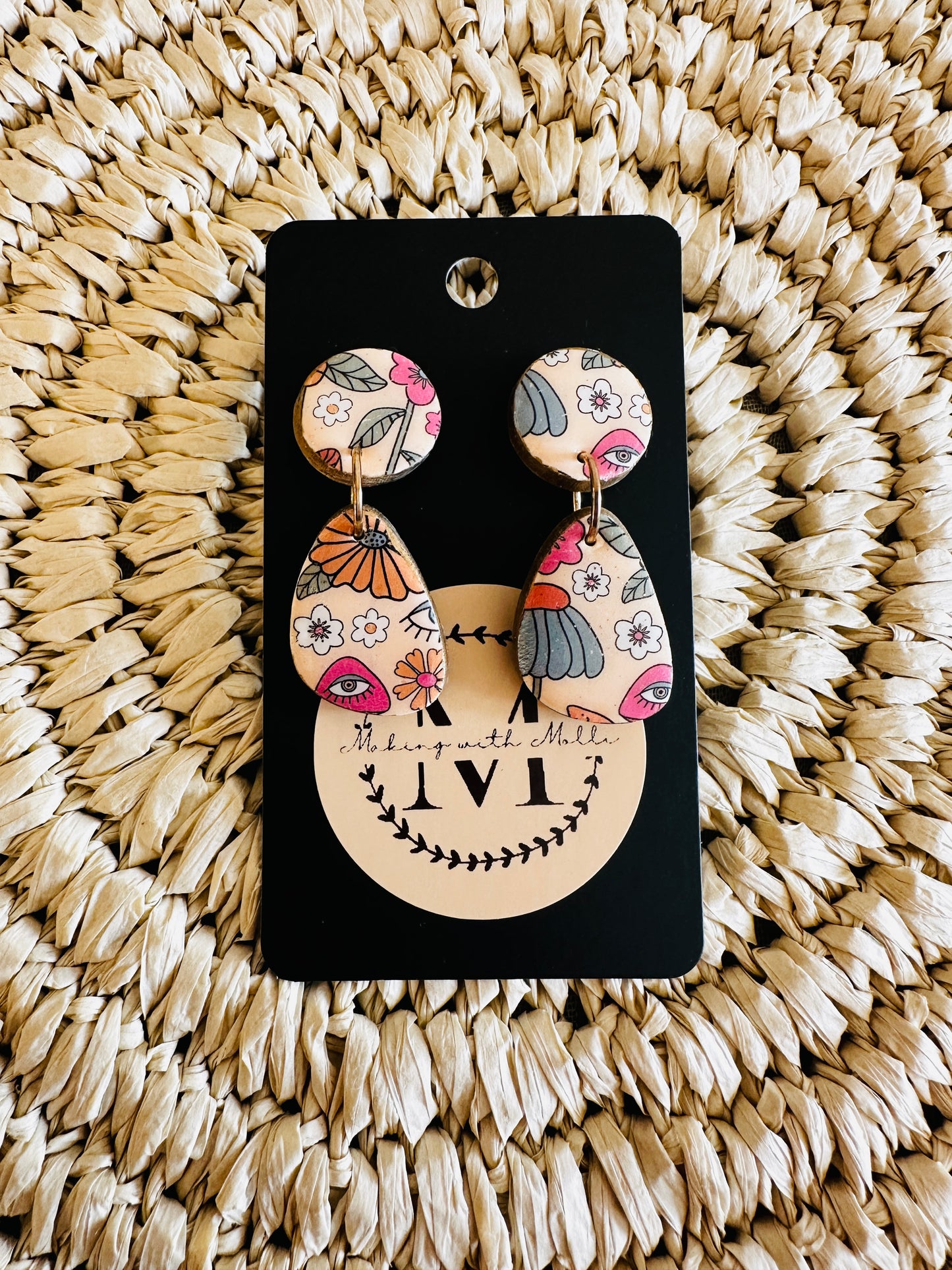 Mushroom Eyes Dangles