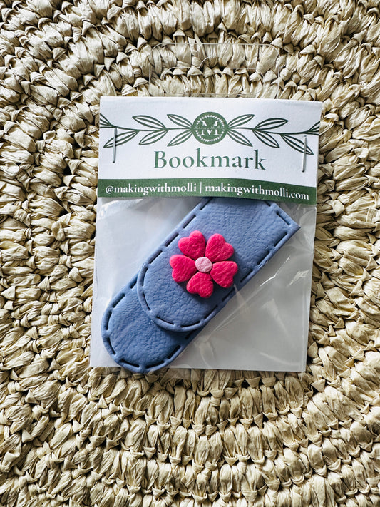 Purple & Pink Flower Bookmark