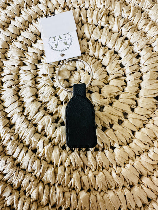 Panthers Pawprint Keychain