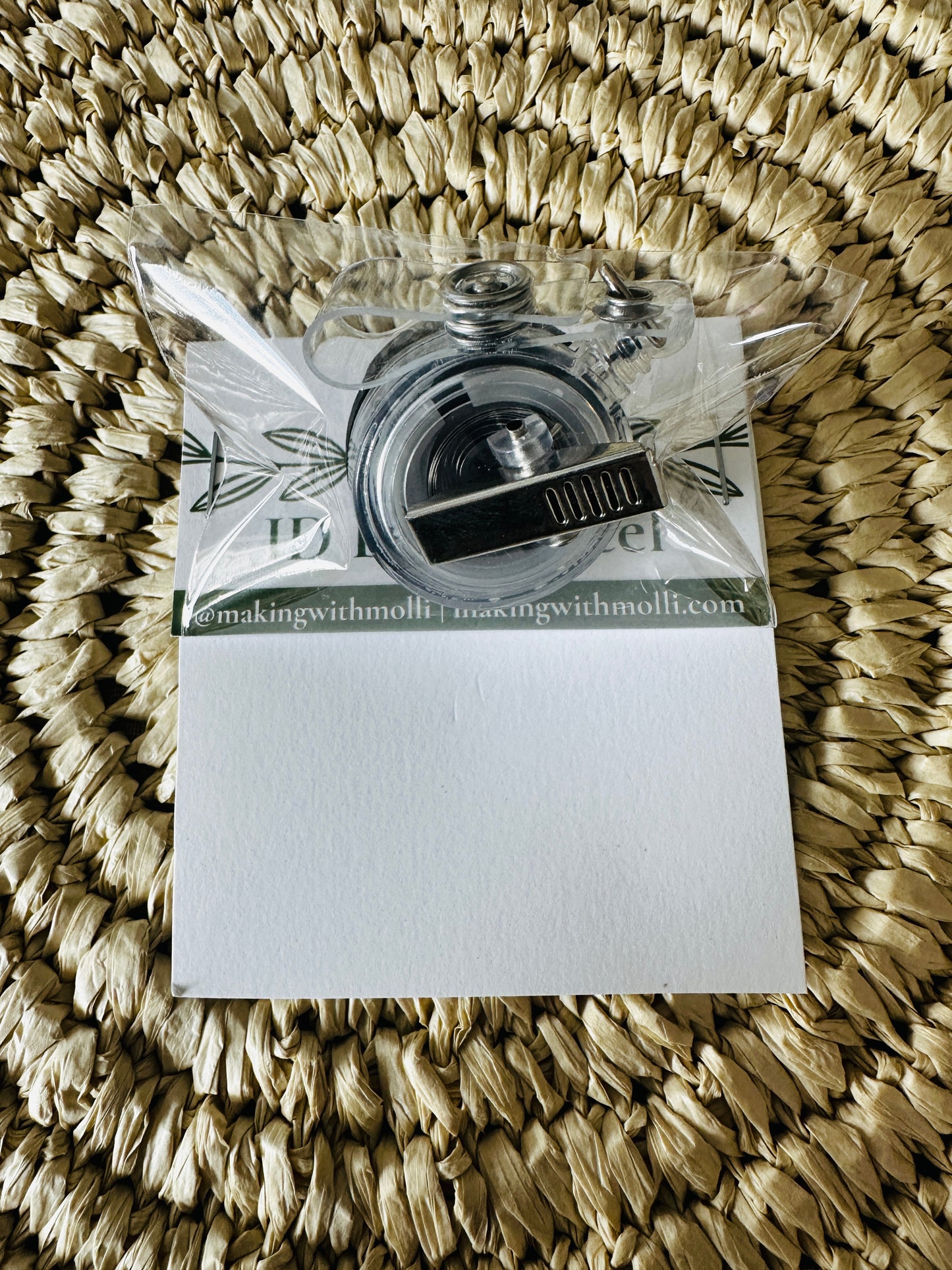 CLT ID Badge Reel Light Grey