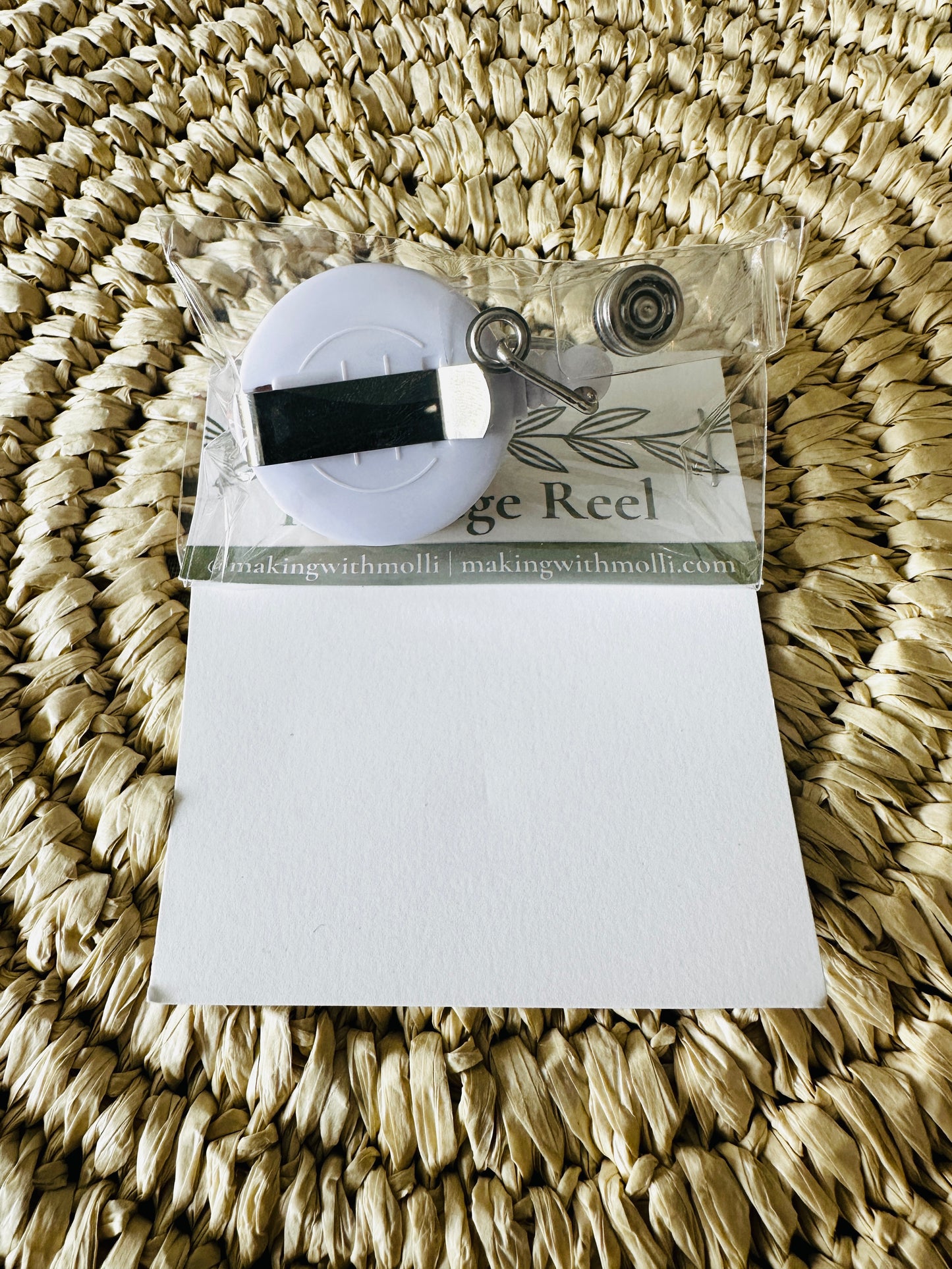 Pawprint Badge Reel
