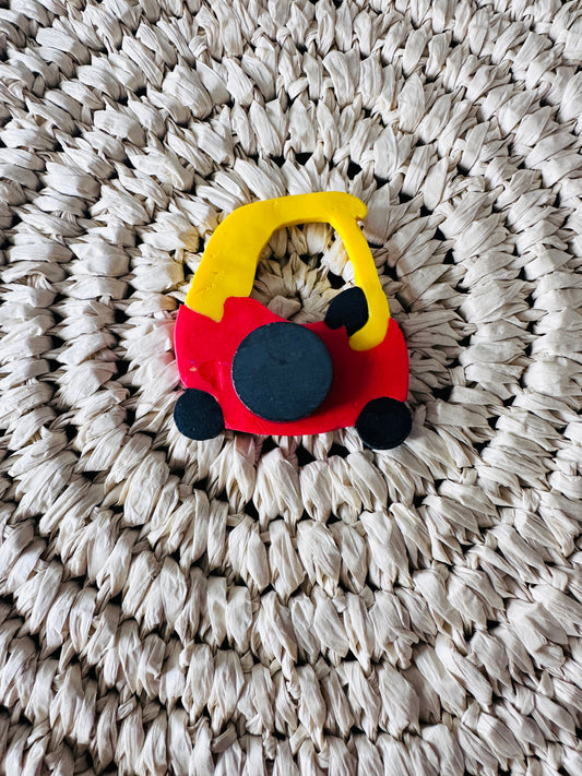 Red and Yellow Care Magnet