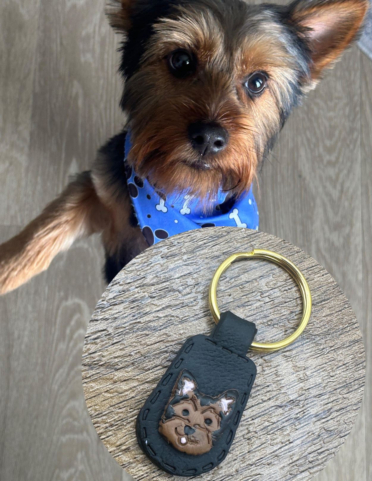 Custom Dog Keychain