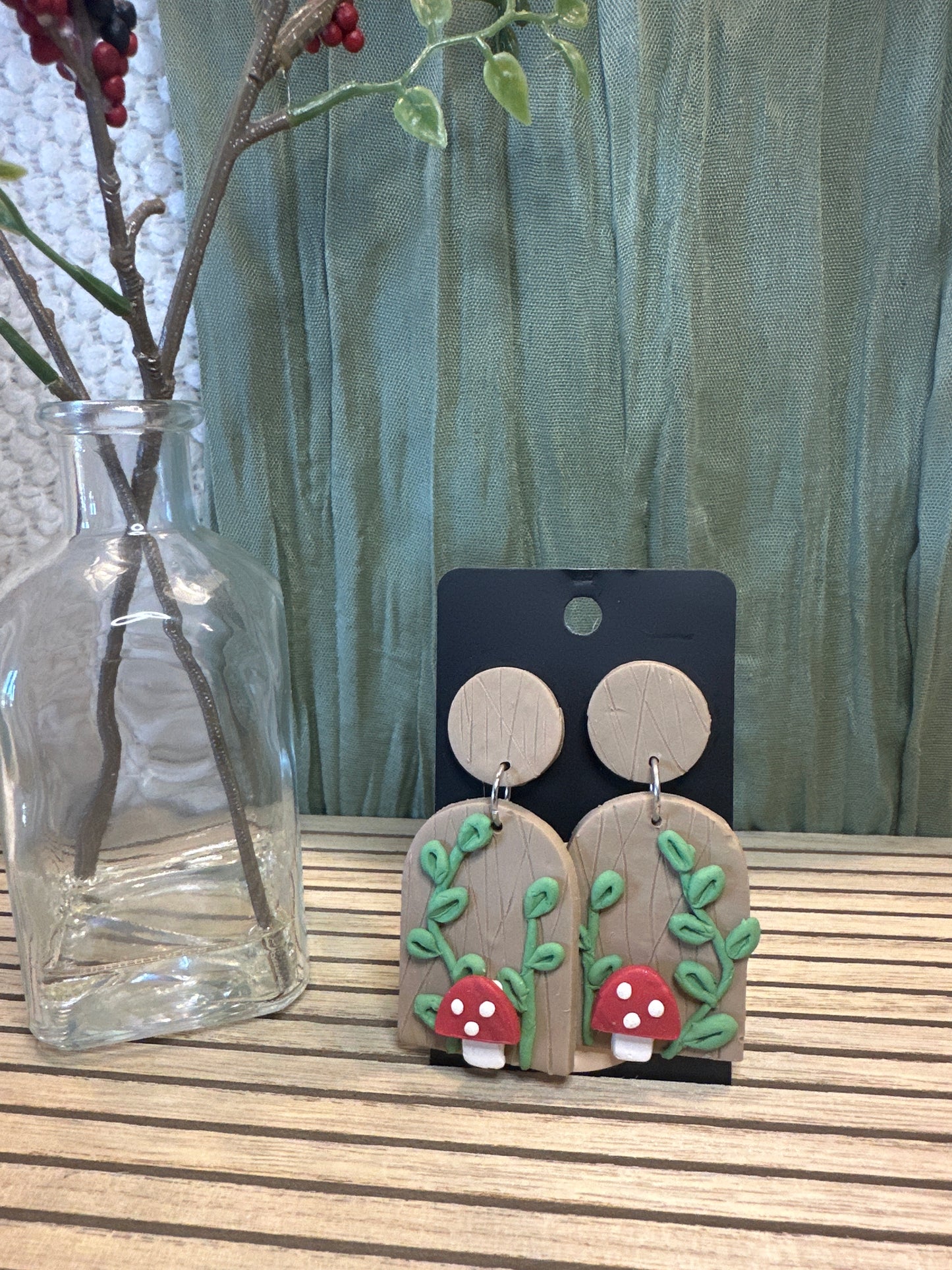 Mushroom Vine Dangles