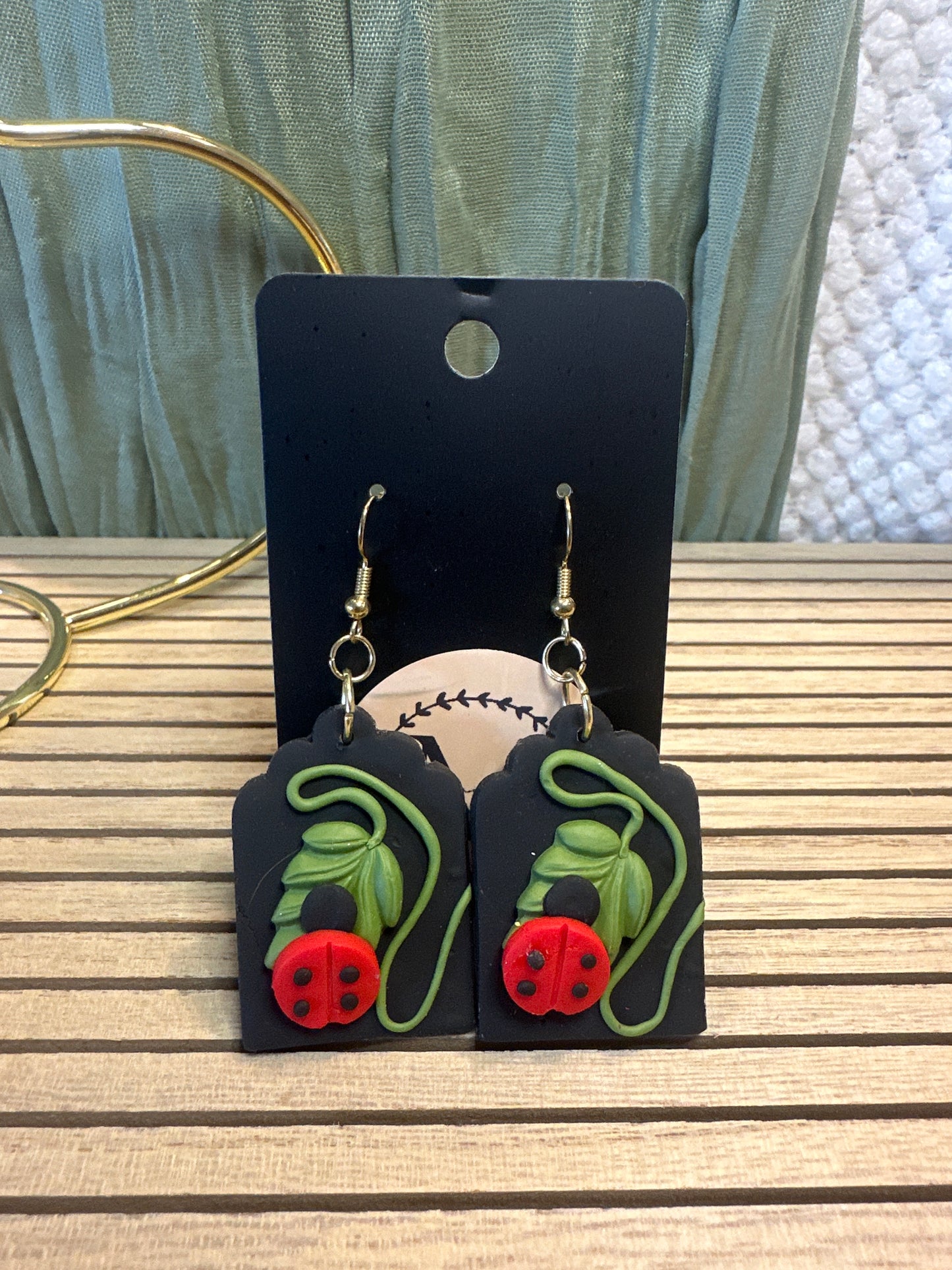 Lady Bug Dangles