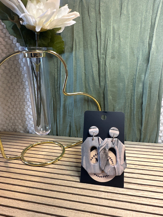 Black Tan & Grey Swirl Octagons