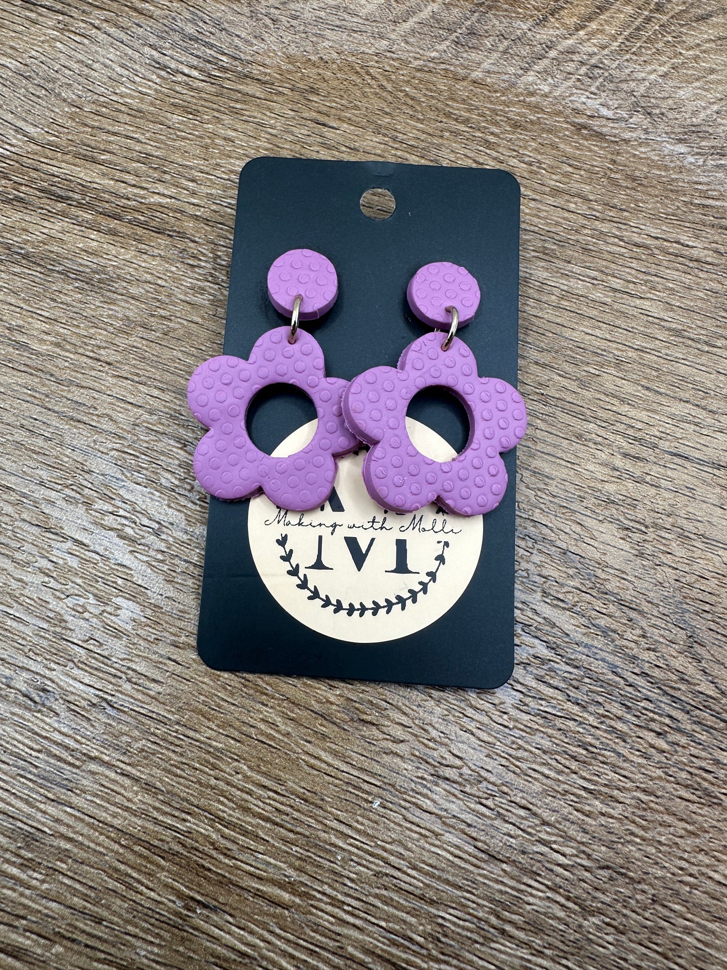 Mauve Groovy Flowers