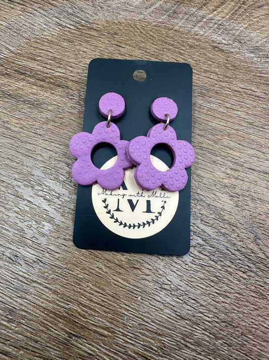 Mauve Groovy Flowers