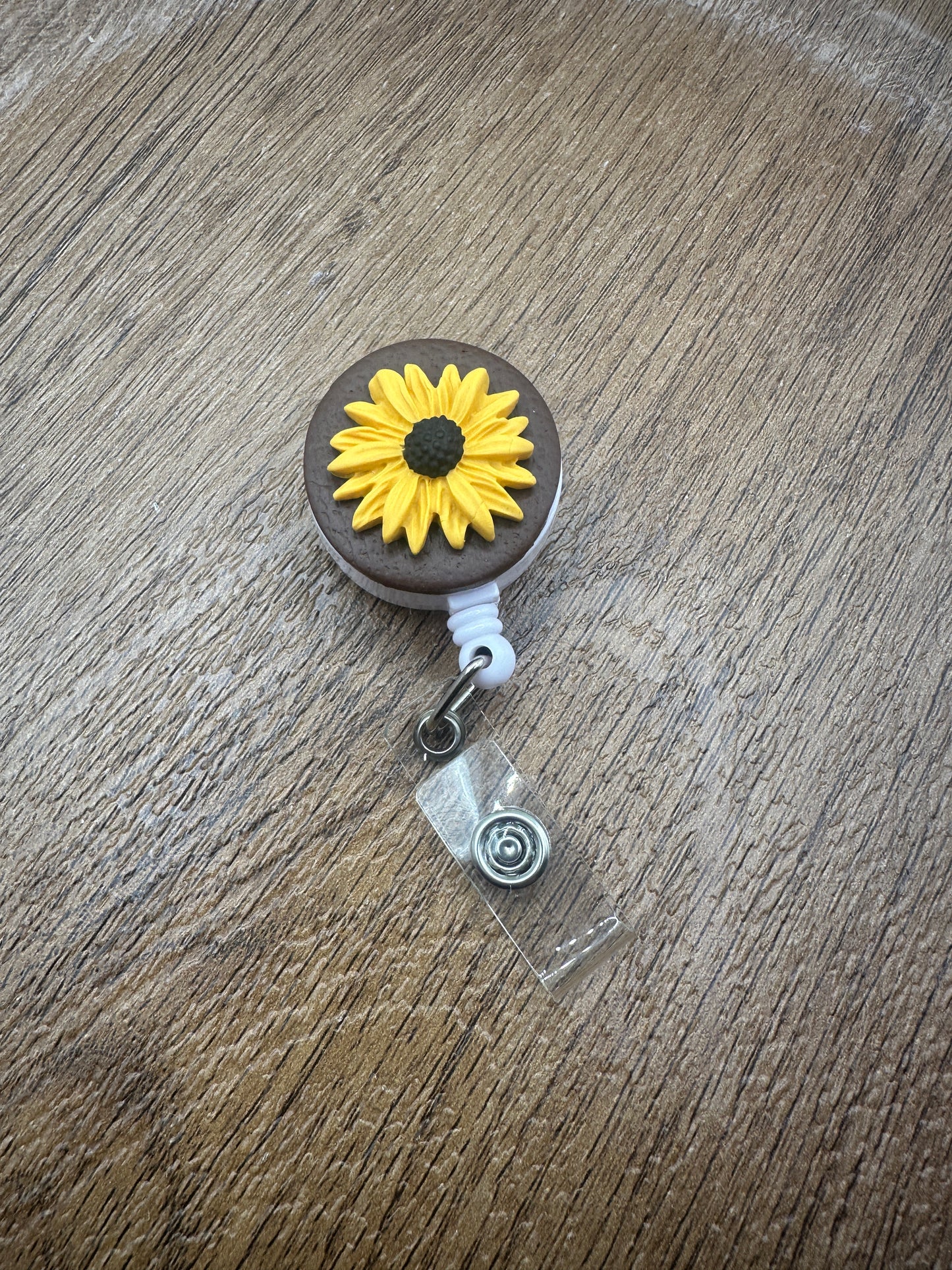 Sunflower Badge Reel
