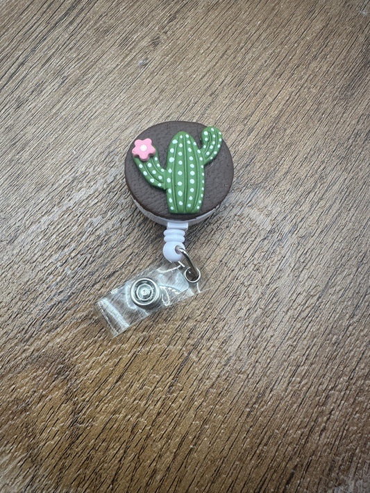 Cactus Badge Reel