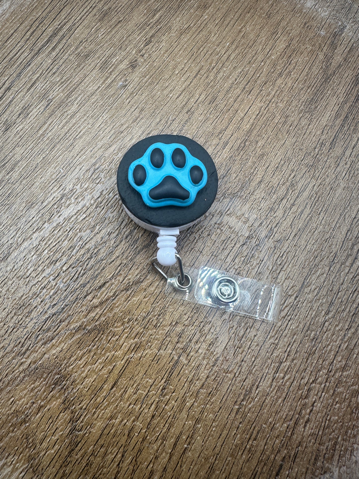 Panthers Pawprint ID Badge Reel