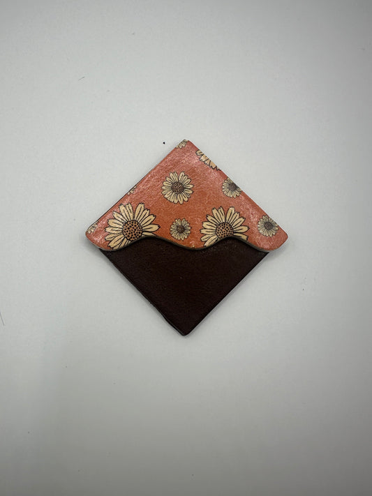 Orange Flower Corner Bookmark