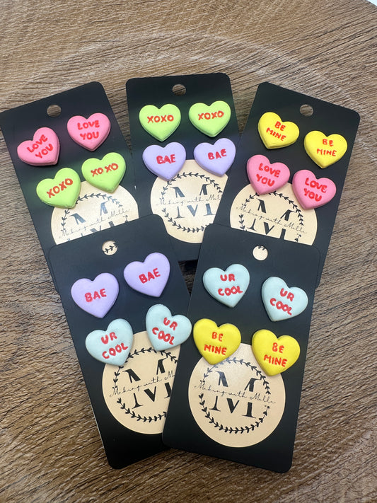 Conversation Hearts Single Pair