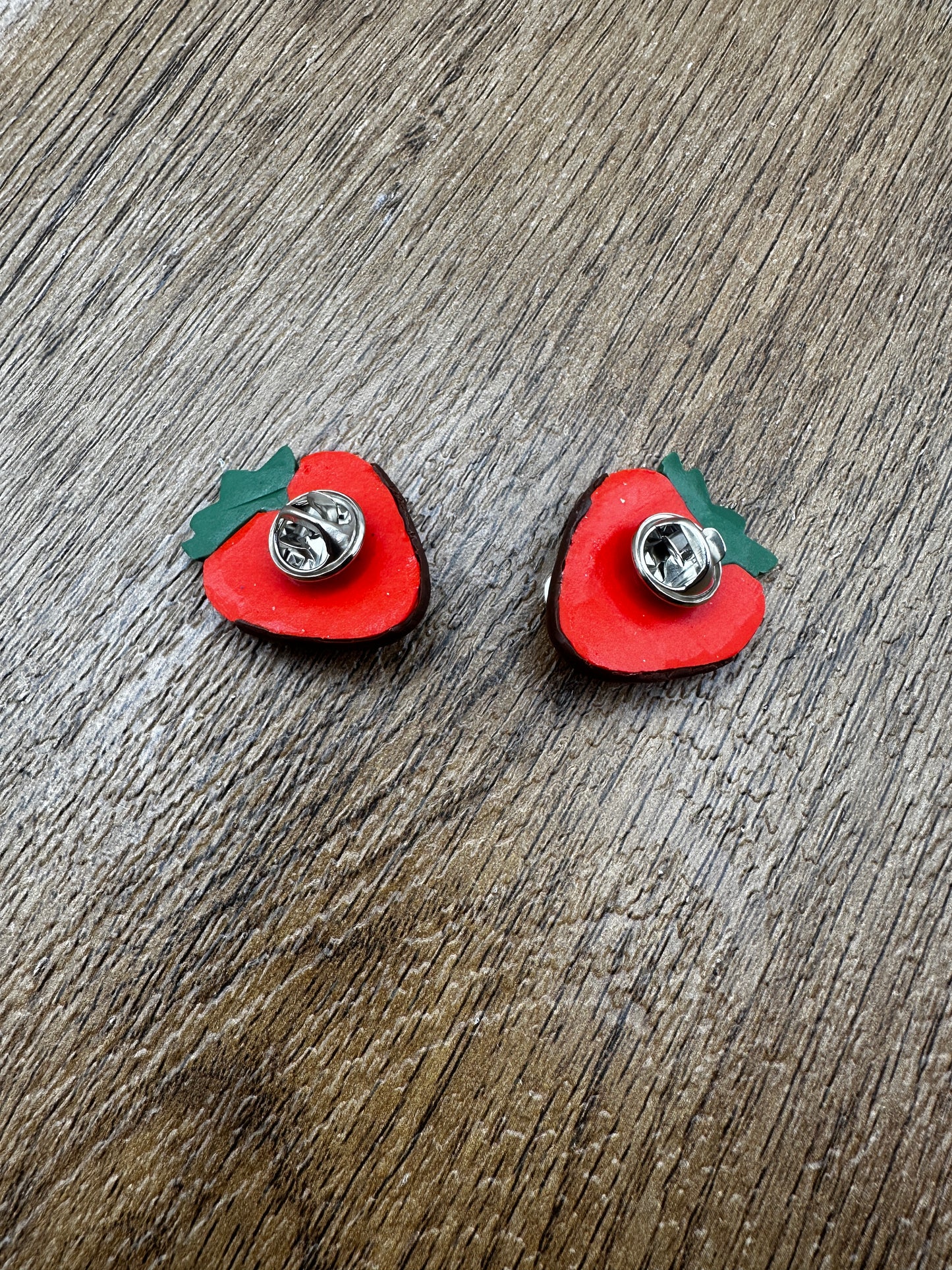 Chocolate Covered Strawberry Pin