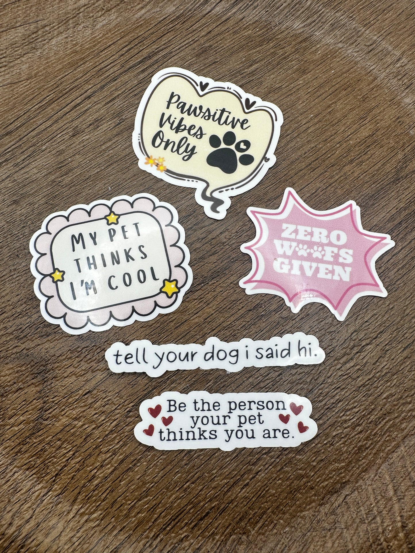 Pet Parent Sticker Pack