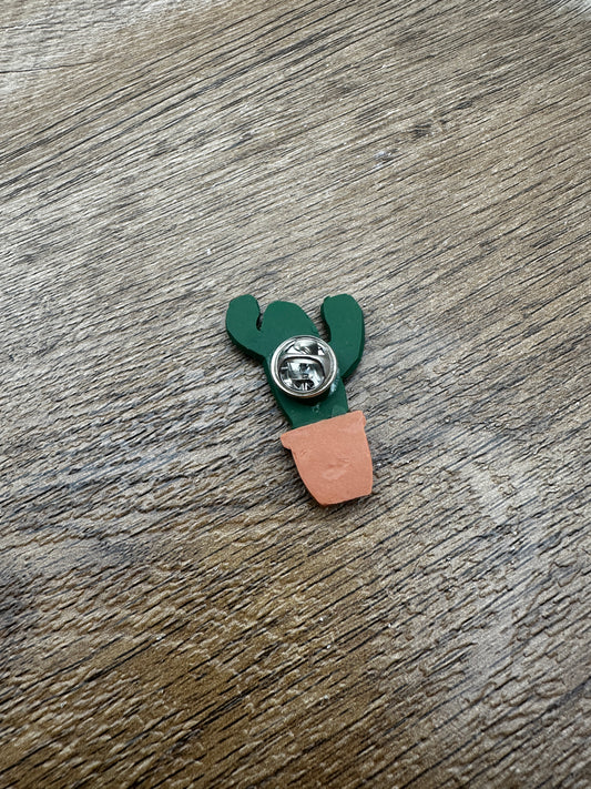 Potted Cactus Pin