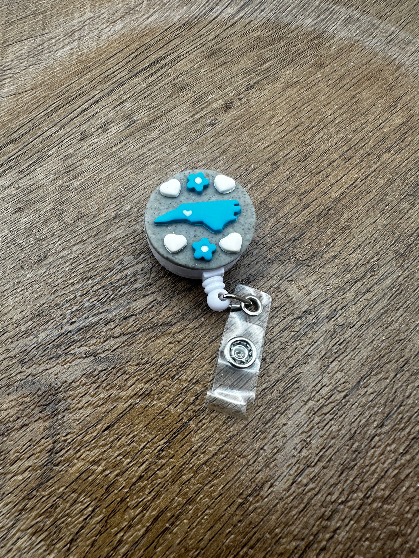 CLT ID Badge Reel Dark Grey