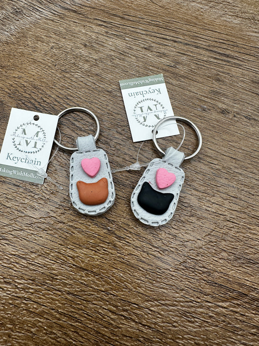 Black Cat Keychain