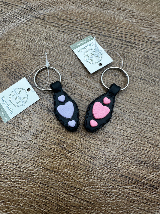 Hearts Keychain