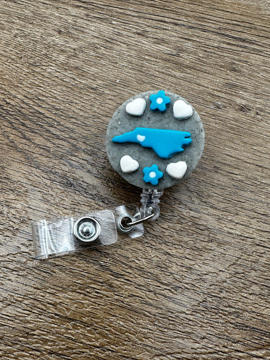 CLT ID Badge Reel Dark Grey