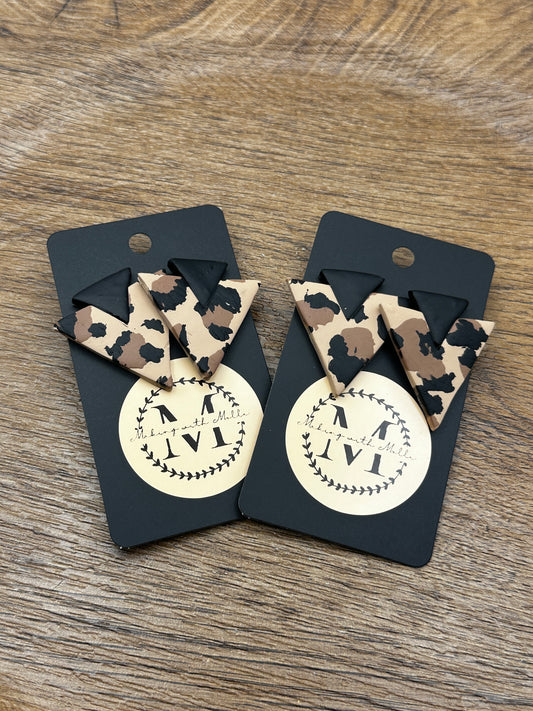 Leopard Print Triangles