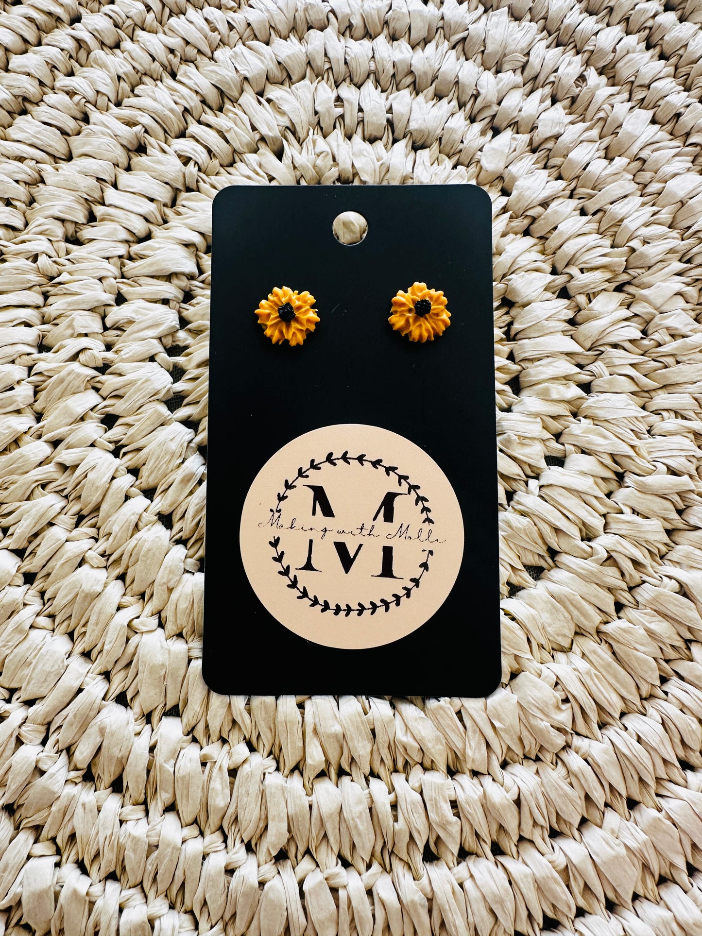 Mini Sunflower Studs