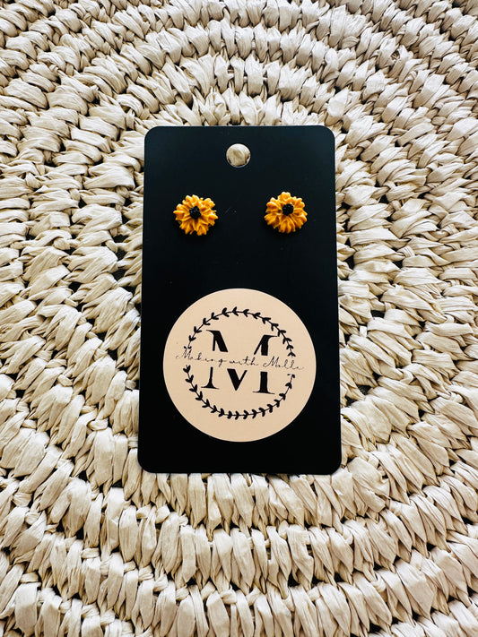 Mini Sunflower Studs