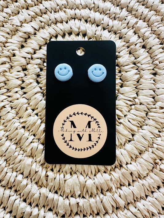 Smiley Face Studs
