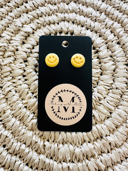 Smiley Face Studs