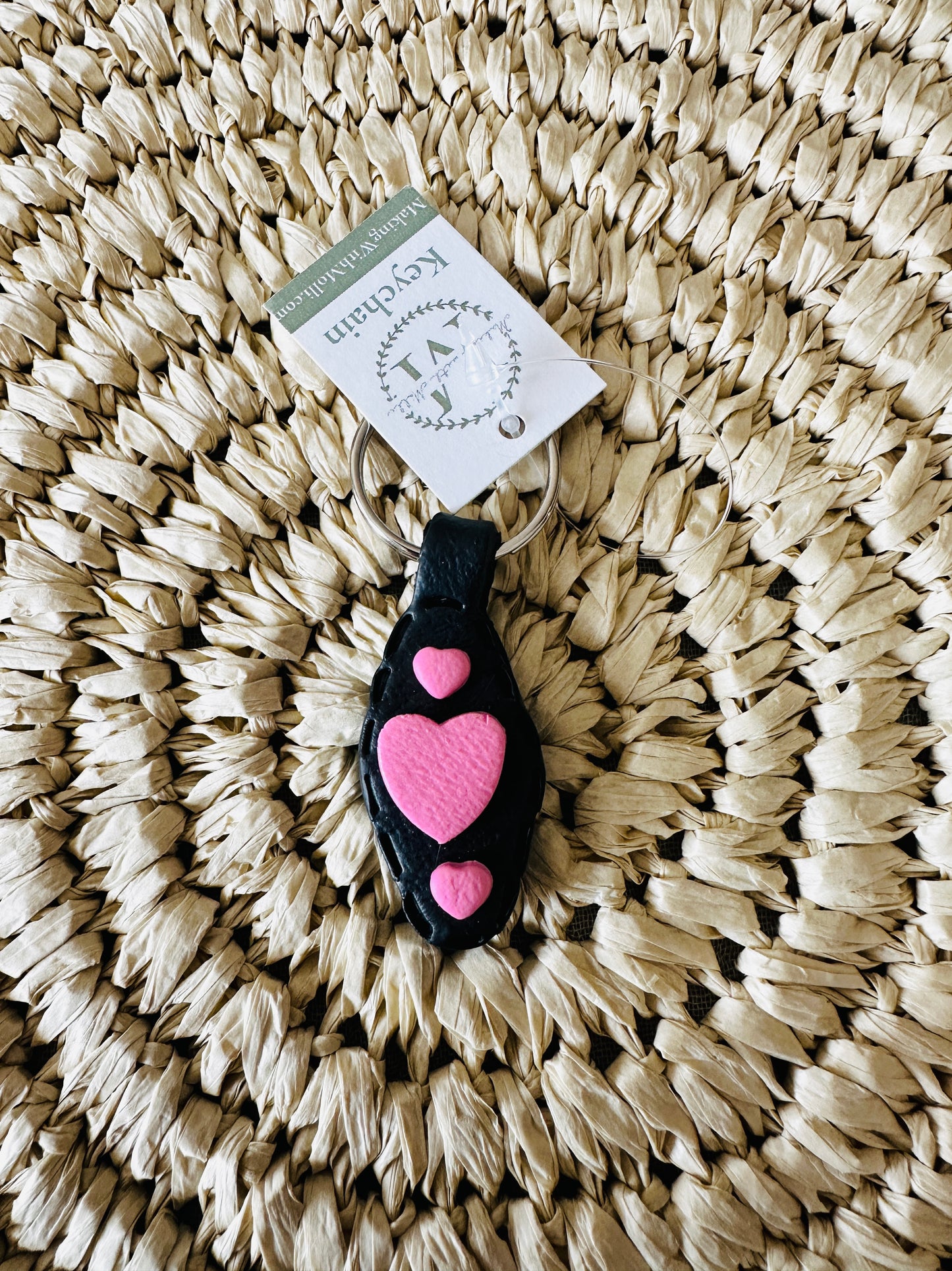 Hearts Keychain