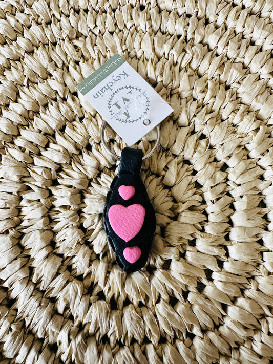 Hearts Keychain