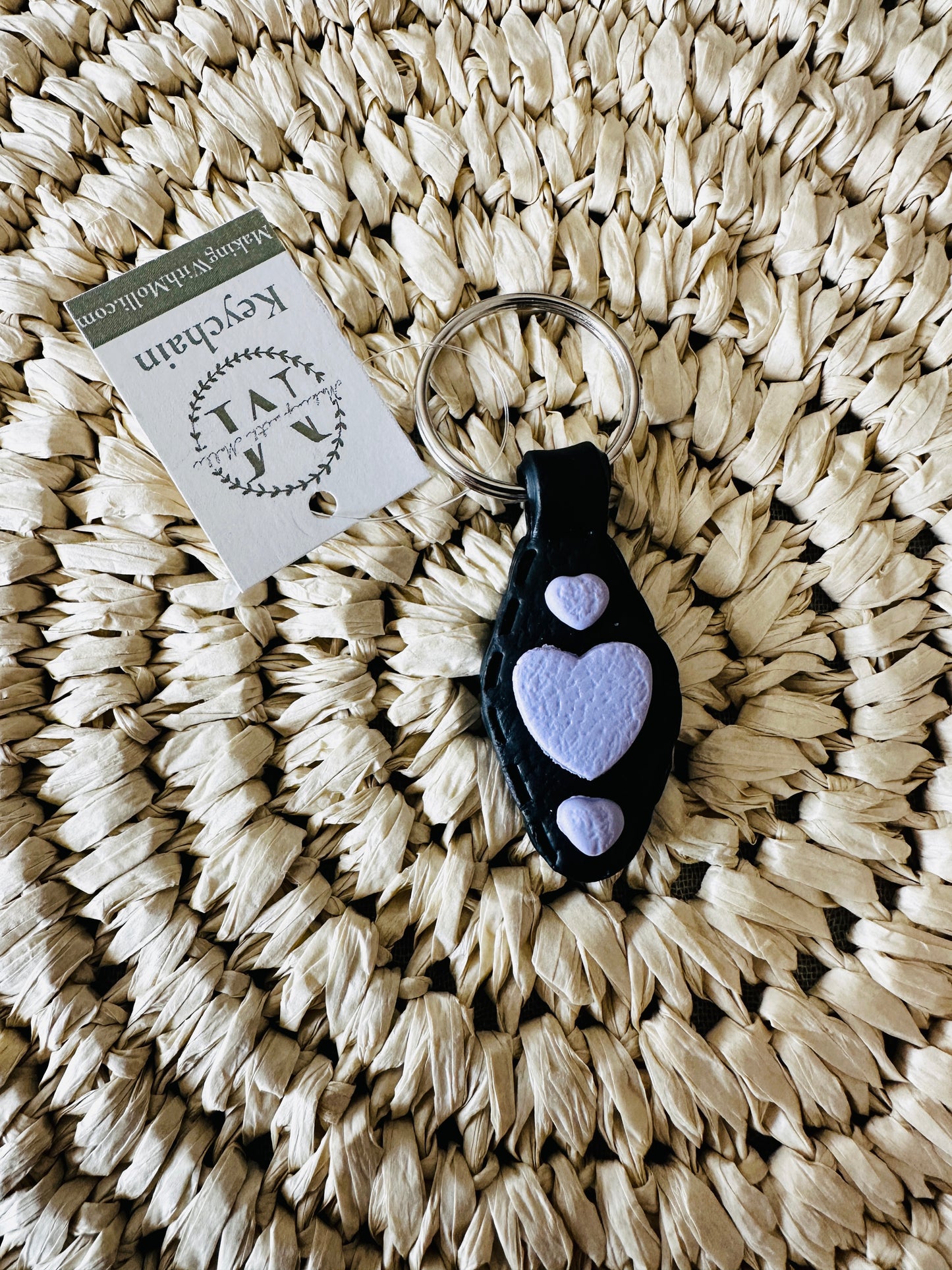 Hearts Keychain