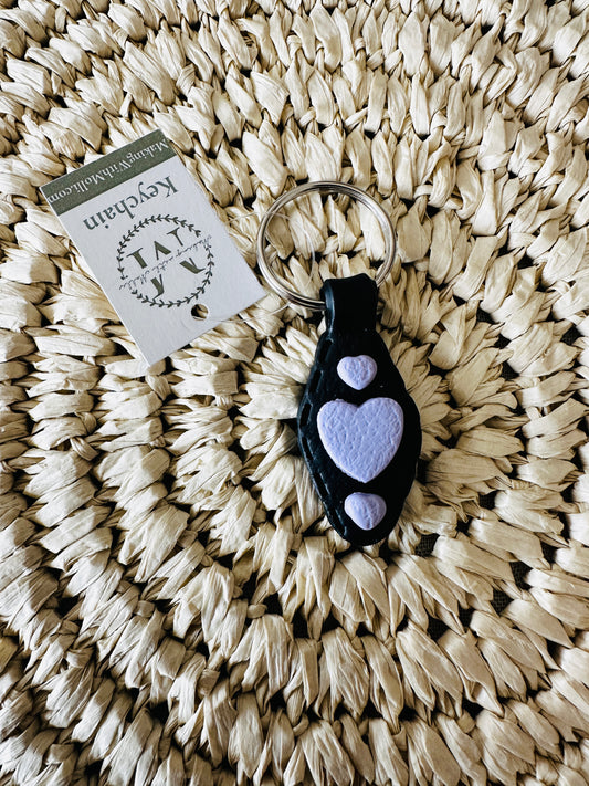 Hearts Keychain