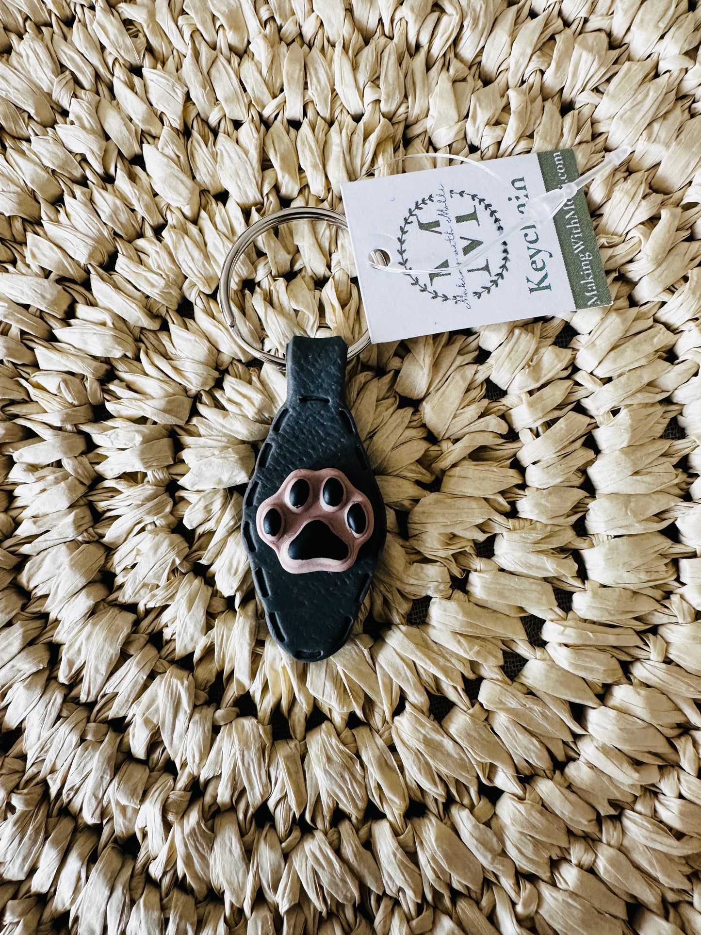 Pawprint Keychain