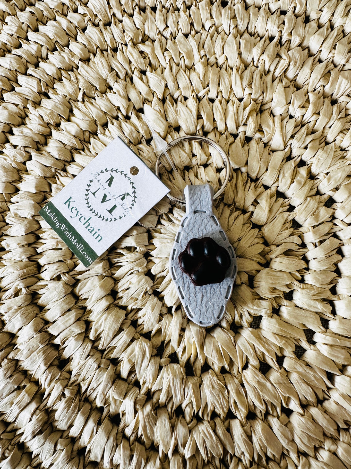 Pawprint Keychain