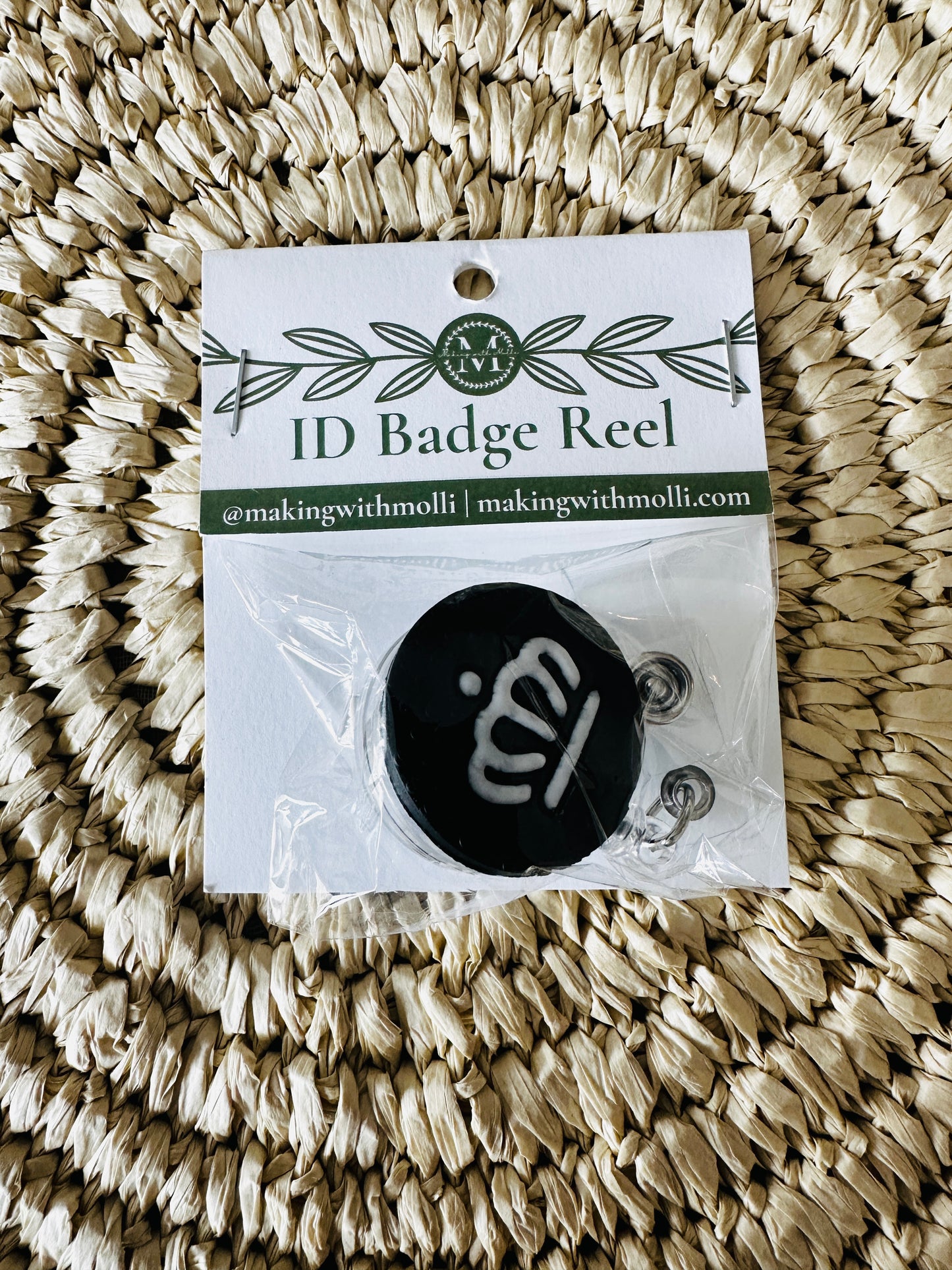 Crown ID Badge Reel