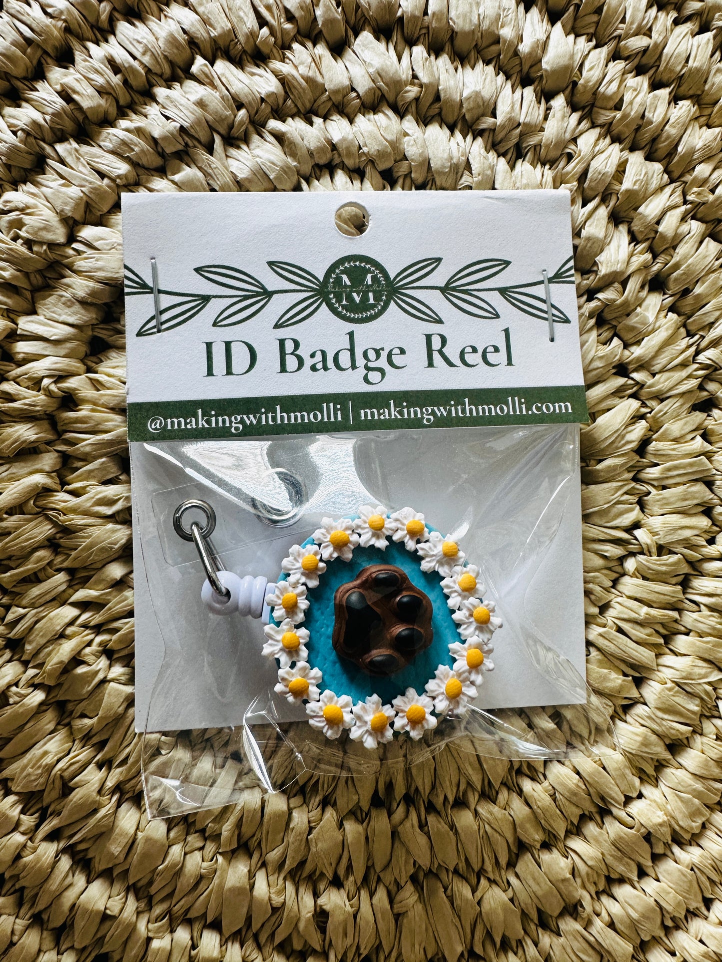 Pawprint Badge Reel