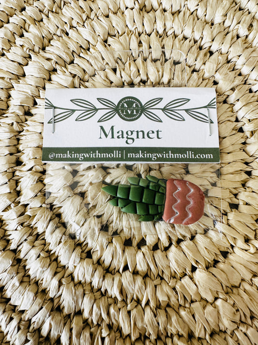 Potted Succulent Magnet