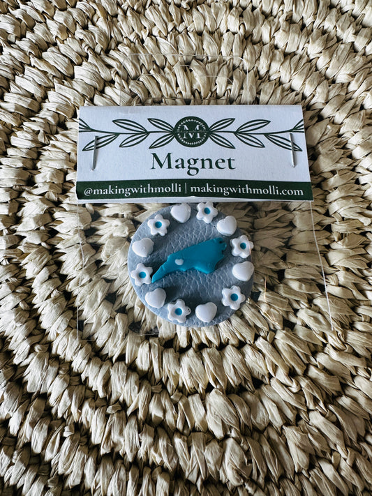 CLT Magnet Light Grey