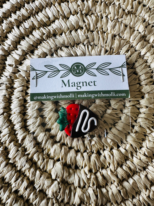 Chocolate Covered Strawberry Magnet