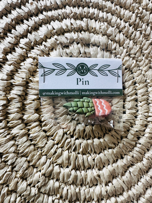 Potted Succulent Pin