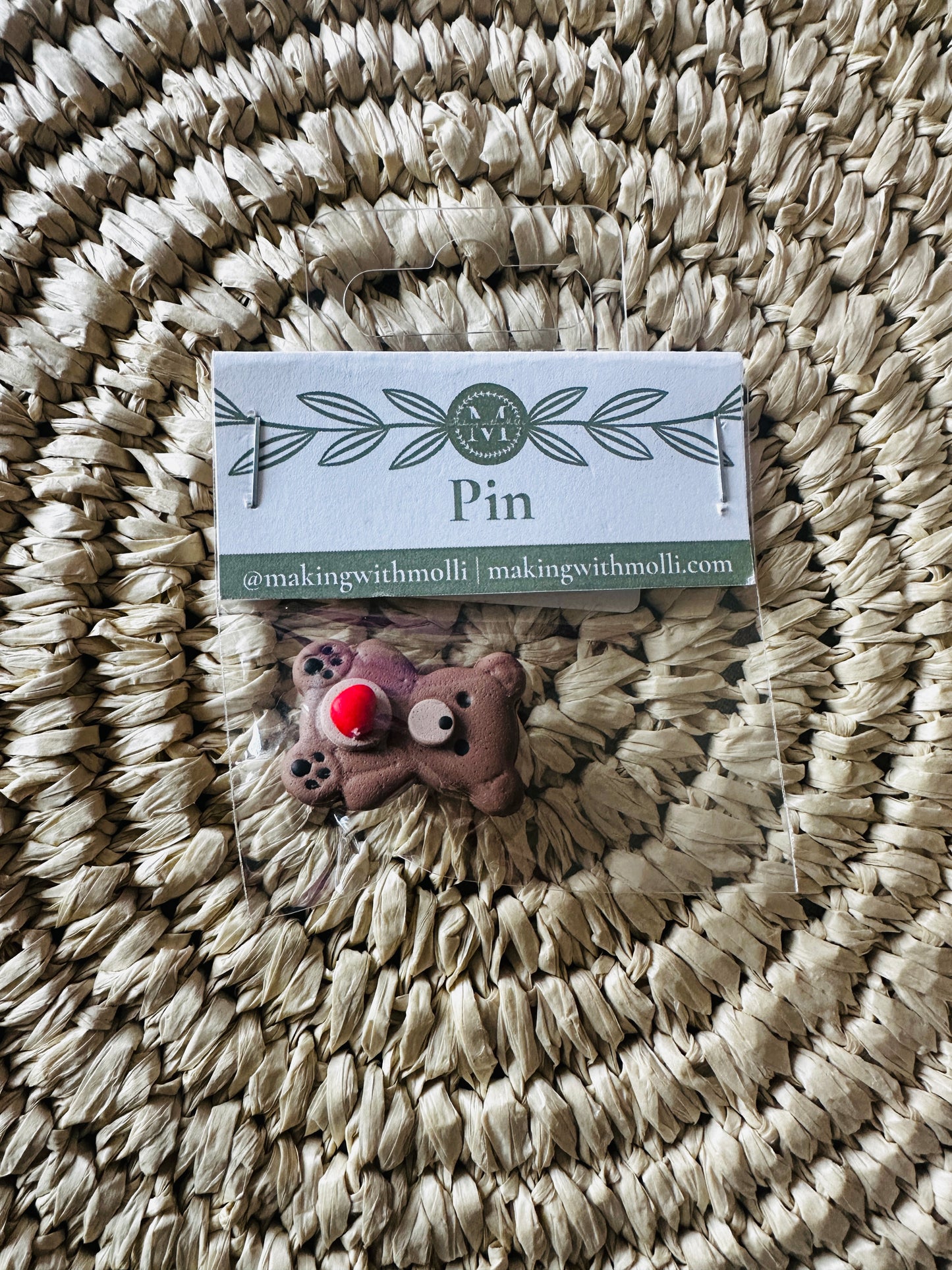 Teddy Bear Pin