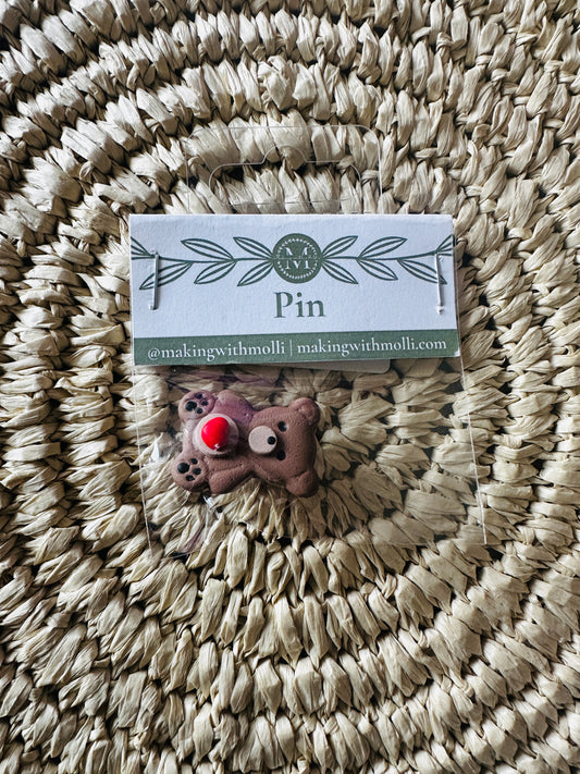 Teddy Bear Pin