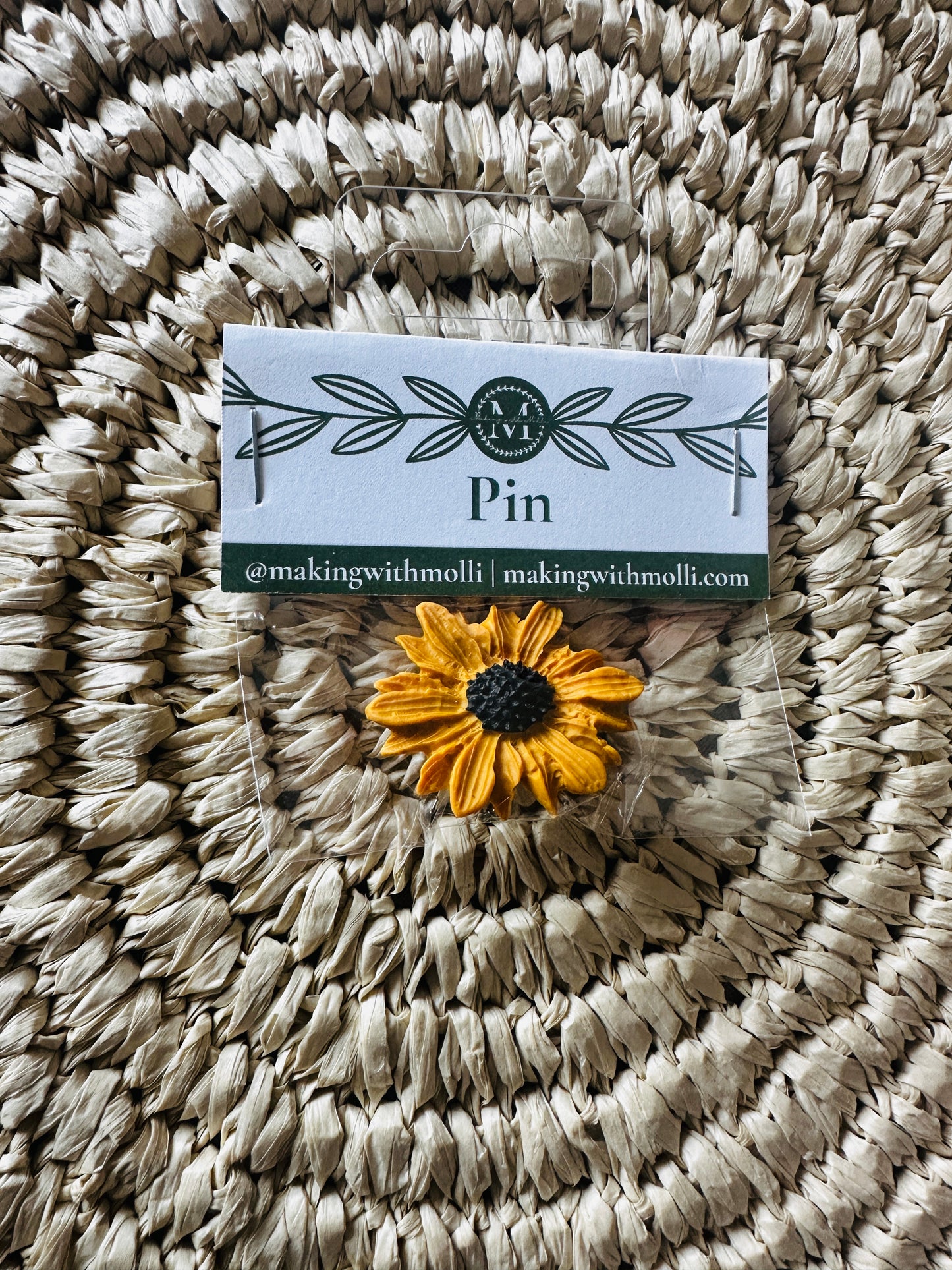 Sunflower Pin