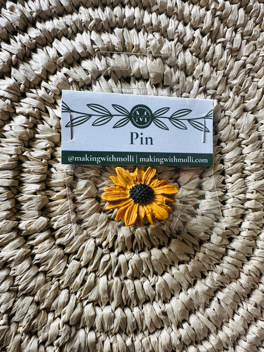 Sunflower Pin
