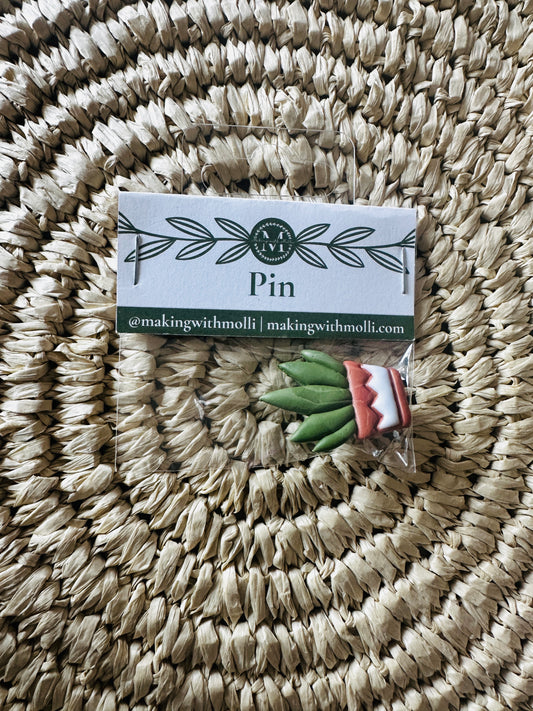 Potted Aloe Pin