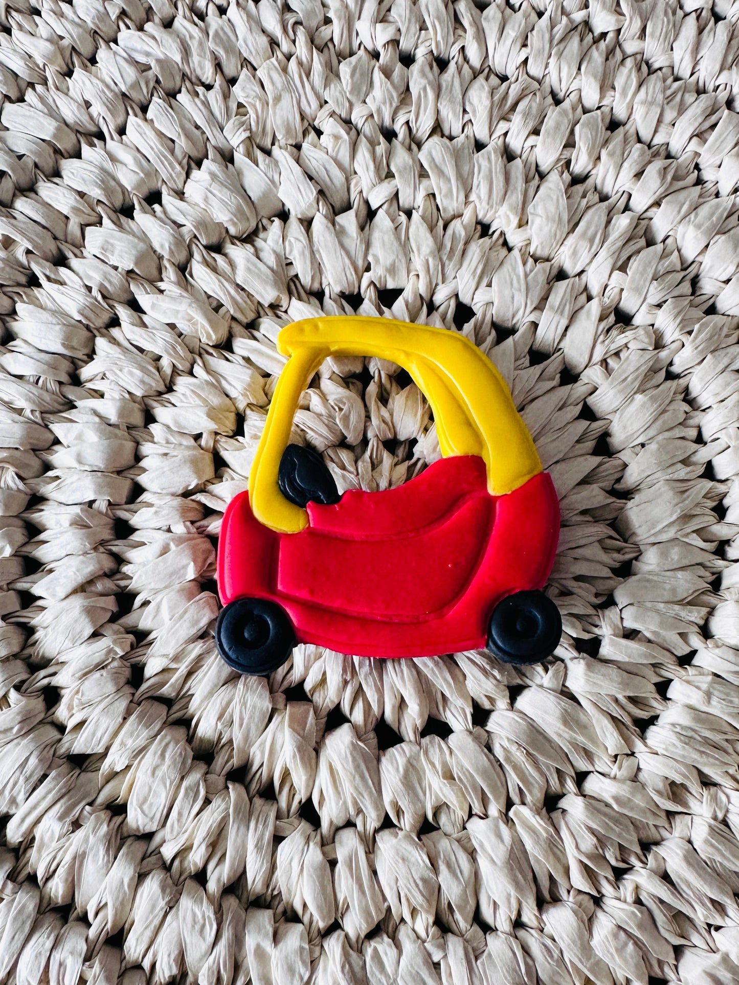 Red and Yellow Care Magnet