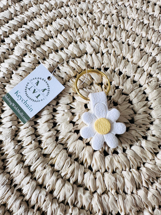 Full Daisy Keychain