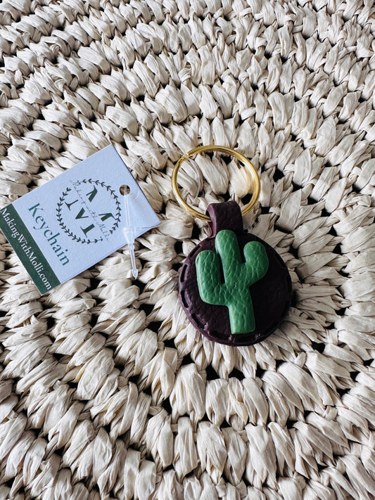 Cactus Keychain